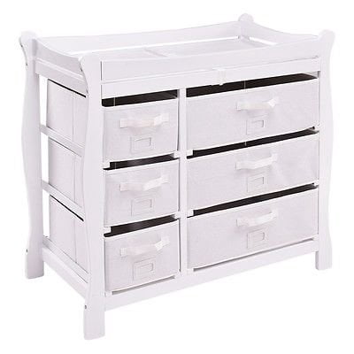 walmart baby changing table dresser