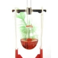 thumbnail image 6 of PlayWorld Glass Drinking Bird 7.25" Tall Glass Figurine for Christmas and Birthday Gifts Red, 6 of 8