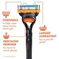 thumbnail image 2 of Recambios para cuchillas de afeitar Gillette Fusion 5 para hombre, 12 unidades, 2 of 8