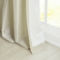 thumbnail image 5 of Madison Park Solid Pattern Window Curtains, Total Blackout Curtain Panel, 50” x 95”, Champagne, 5 of 8