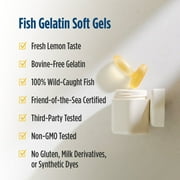 Nordic Naturals Ultimate Omega Fish Gelatin Softgels, Lemon, 1280 mg, 60 Ct