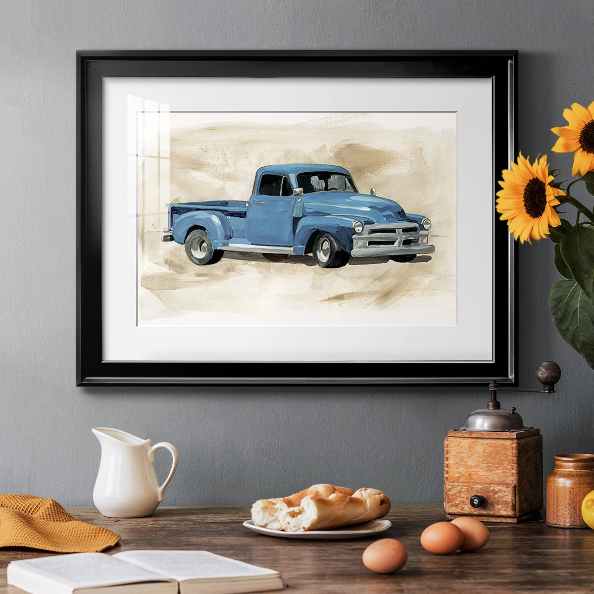 Pickup I Premium Framed Print - Ready to Hang