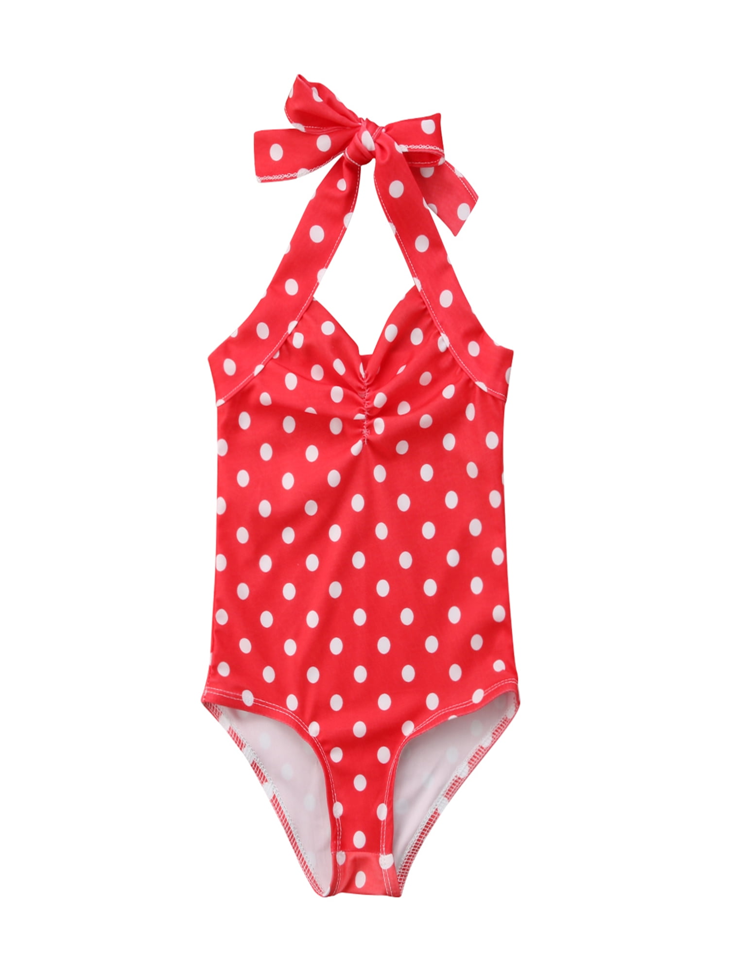 PDYLZWZY Newborn Baby Girls Polka Dot Swimsuit Toddler Girls One Piece