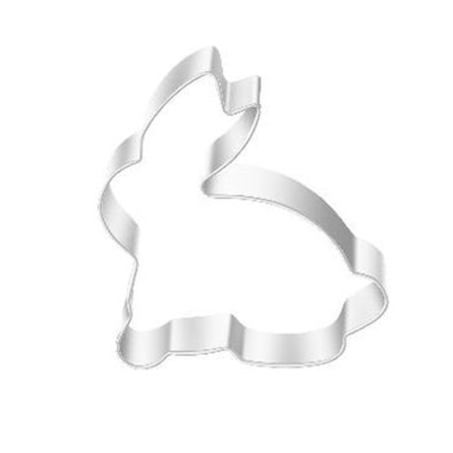 Harpily Clearance Sale Popsicles Molds Easter Cartoon Bunny Carrot Shapes Stainless Steel Cookie Cutter Set Stainless Steel Easter Cookie Molds Carrot Rabbit Resurrection Egg