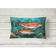 thumbnail image 2 of Carolines Treasures DAC2839PW1216 16 x 12 in. Unisex Trout Throw Pillow, 2 of 4