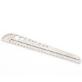 thumbnail image 1 of 1pcs Stainless Steel Side Scale Straight Ruler Measuring Tool Nice School Office Supplies, 1 of 5