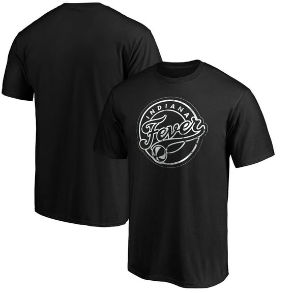 Men's Black Indiana Fever Marble T-Shirt
