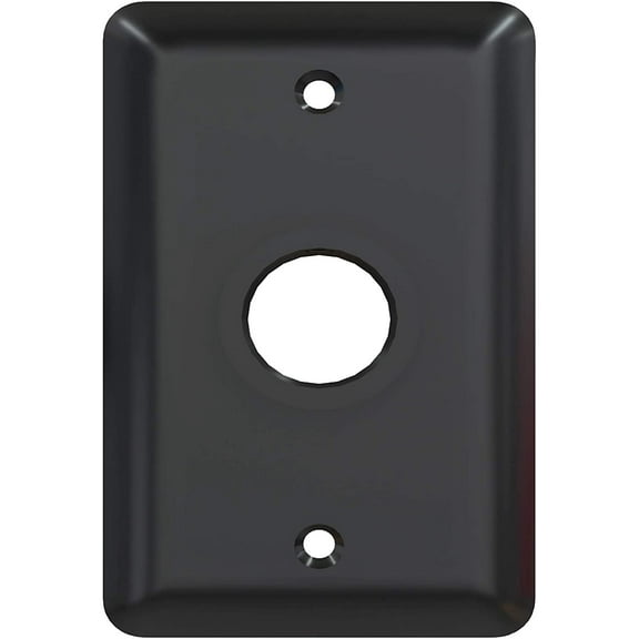 HEATGENE Wall Plates Matte Black - Compatible with HEATGENE Flat Bars Towel Warmers and HG-R64170 Series Only