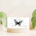 thumbnail image 6 of 1 Pcs 2D Flat License Plate Covers & Frames, Butterfly For Decorative Front, Waterproof For Decoration Aluminum License Plate Covers & Frames Cover For Men Women, 12" X 6", 6 of 6