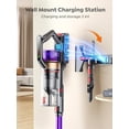 thumbnail image 4 of Aspiradora inalámbrica de 550 W, 45 kPa, 60 minutos de uso, para el hogar, con potente succión, base de carga para pared, batería extraíble, ideal para pelo de mascotas, alfombras y suelos., 4 of 5
