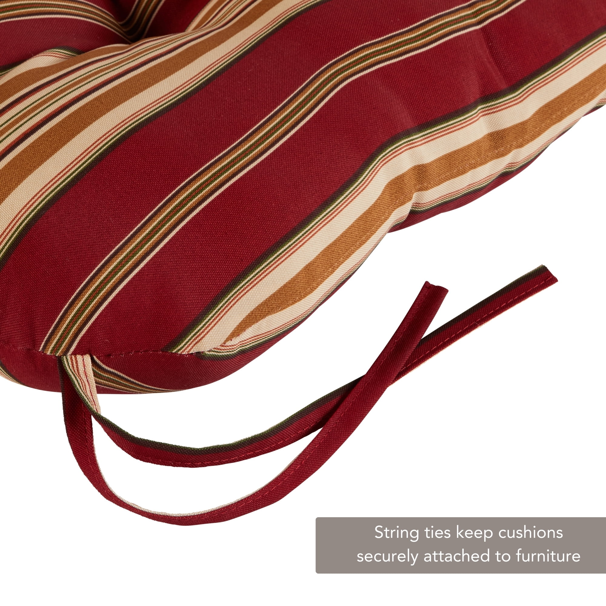Greendale Home Fashions Roma Stripe Outdoor Dining Chair Cushion (2-Pack)