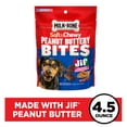 thumbnail image 3 of Milk Bone Peanut Buttery Bites Soft Dog Treats With Real Peanut Butter & Bacon, 4.5 oz Bag, 3 of 13