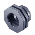 thumbnail image 1 of Conector de tanque de agua con montaje en mamparo de PVC, 9,2 cm, Maasechs, 1 of 6