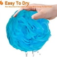 thumbnail image 5 of Shower Bath Sponge XL 75g Soft Shower Loofahs Balls for Body Wash Men Women Bathroom Accessories, 1 Pack, Blue-Green, 5 of 5