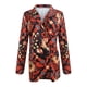 thumbnail image 4 of Puntoco Moda de verano para mujer Color sólido Delgado Manga larga Traje de doble botonadura Chaqueta pequeña Liquidación Puntoco Puntoco-425, 4 of 5