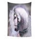 thumbnail image 1 of ABPHQTO Artístico Caballo Blanco Único Dormitorio Sala de estar Arte Tapiz para colgar en la pared Tamaño 100x150 cm, 1 of 1