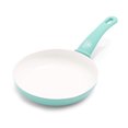 thumbnail image 1 of GreenLife Soft Grip Healthy Ceramic Nonstick, Frying Pan, 8", Turquoise, 1 of 1
