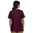 thumbnail image 2 of Hanes Relaxed Fit Women's ComfortSoft V-Neck T-Shirt Deep Red, 2 of 3