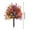 Multicolor, variant on Artificial Flowers with Ground Spikes, Faux Shrubs Garden Stakes 22in, Outdoor UV-Resistant Fake Plants for Garden Porch Patio Wedding Party Decoration