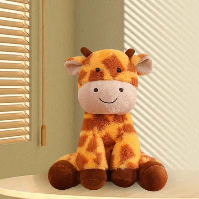 Muñeco de estatuilla de ciervo de dibujos animados, juguete de peluche suave creativo cómodo decorativo para café sofá regalo de cumpleaños decoración 45cm Fernando Muñeco de peluche de ciervo