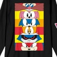 thumbnail image 2 of Sonic the Hedgehog Characters Adult Black Long Sleeve Crew Neck Tee-XXL, 2 of 5
