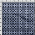 thumbnail image 3 of oneOone Cotton Silk Fabric Check Ikat Decor Fabric Printed BTY 42 Inch Wide, 3 of 4