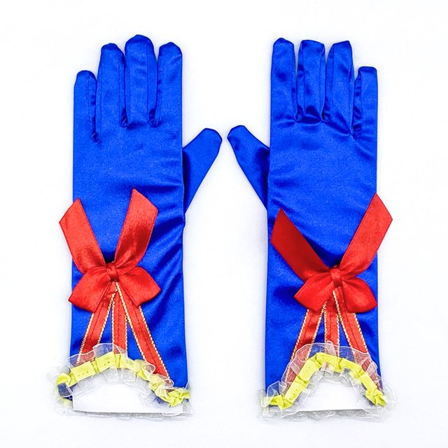 Guantes de princesa, guantes elegantes, guantes de vestir, guantes que se pueden usar en obras de teatro.