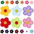 thumbnail image 3 of Shisuyan 40pcs Embroidered Applique Patches Decorative Sewing Patches Flower Embroidery Patches, 3 of 9