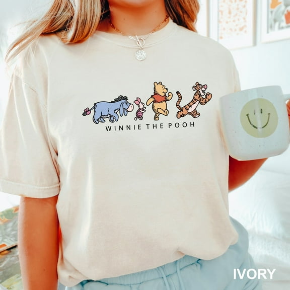 Winnie The Pooh and Friends Travel Comfort Colors T-Shirt Family Vacation Tee