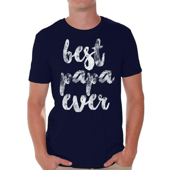 Awkward Styles Best Papa Ever T Shirt Best Father`s Day Tshirt Dad Shirt Gift Shirt Blessed Papa T Shirt Father`s Tshirt Father`s Day Men Shirt Tshirt for Dad Cute Gifts for the Best Dad