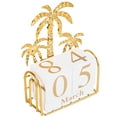 thumbnail image 1 of 1 Set of Wood Calendar Block Office Perpetual Calendar Decorative Table Calendar Block Calendar, 1 of 9