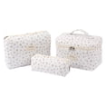 thumbnail image 1 of Bolsa de maquillaje de viaje para mujer Set de neceser Bolsa de maquillaje acolchada con estampado de flores Bolsa de maquillaje para mujer, 1 of 3