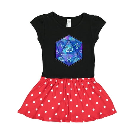 

Inktastic Natural Twenty D20 Die for Gamers Gift Toddler Girl Dress