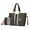 Charcoal Gray, variant on Holland Tote Handbag with Wristlet - 2Psc by Mia k.