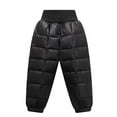 thumbnail image 3 of WIBACKER Winter Puffer Snow Pants for Baby Girl Boy-Toddler Kids Thick Warm Down Ski Trouser, 3 of 9
