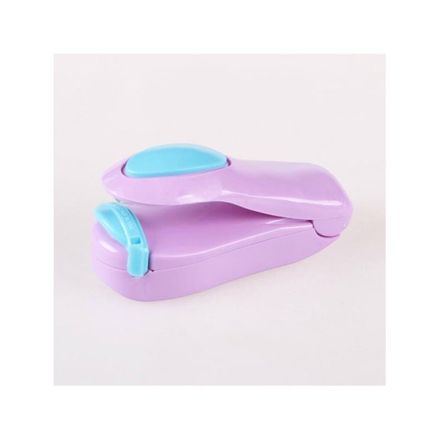 1 Pc Portable Household Mini Sealing Machine Heat Food Saver for Plastic Bags Package Gadgets Tools Heat Press, Blue