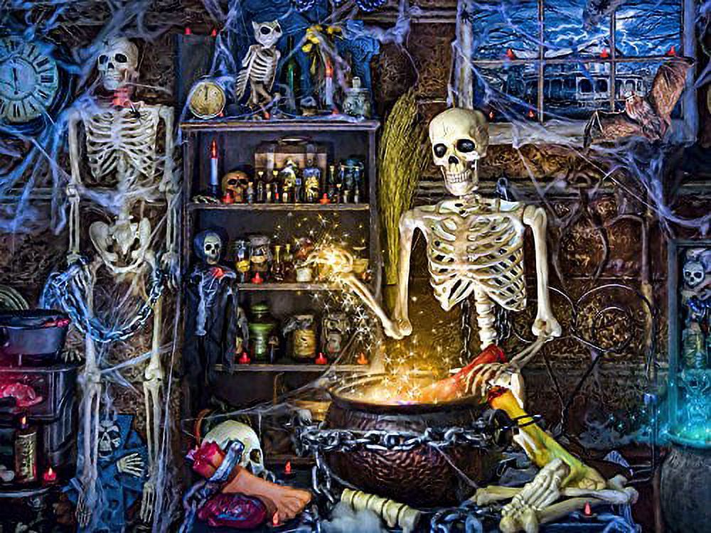 Vermont Christmas Company Skeleton's Stew - 550 Piece Jigsaw Puzzle - image 2 of 3