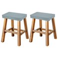 thumbnail image 1 of Funda de Taburete Bar Uxcell Rectangular, Funda de Asiento Lavable y Elástica para Barra de Vanity con Banda Elástica para Silla de Banco de Madera o Metal (Gris Claro, 2 Piezas), 1 of 6