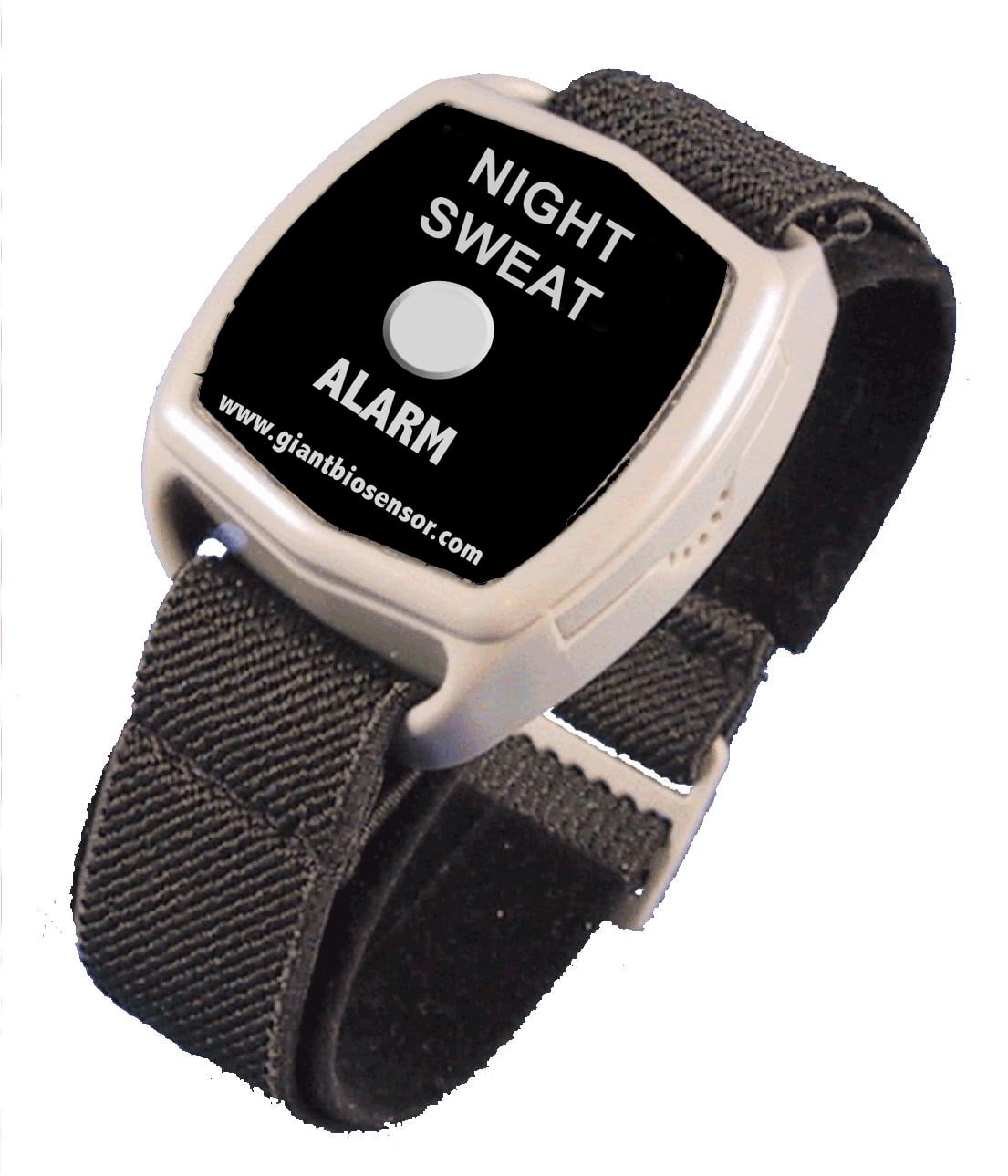 Nighttime Cold Sweat Alarm Wrist worn sensor detects perspiration or a