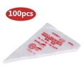 thumbnail image 2 of Spptty Pastry Bag,Piping Bag,100pcs Food Grade Plastic Icing Piping Bags Pastry Fondant Cake Decorating Bag Tool, 2 of 8