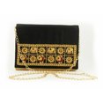 thumbnail image 3 of Artisan Handmade Black Embroidered Clutch Handbag, 3 of 4