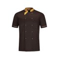 thumbnail image 2 of Baohd Polyester Restaurant Kitchen Uniform - Wear-resistant And Colorfast Easy To Maintain Chef Shirt Cooking Sleeve Coffee XL, 2 of 6
