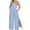 AG242# Blue, variant on ZXLBBD Women's Summer Sleeveless Twisted Knot Cotton Linen Strappy Pants Button Openings Pants with Pockets Casual Outdoor Cozy Daily Wear