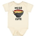 thumbnail image 3 of Inktastic Miso Cute with Miso Soup Boys or Girls Baby Bodysuit, 3 of 5