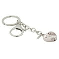 thumbnail image 2 of GlassOfVenice Murano Glass Heart Keychain - Light Purple, 2 of 4