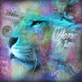 thumbnail image 3 of de Haas, Mascha 20x20 Black Modern Framed Museum Art Print Titled - Lion II, 3 of 5