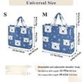thumbnail image 2 of FORMRS Womens Corduroy Tote Bag Crossbody Shoulder Handbag with Pocket, White Polar Bear, 2 of 7