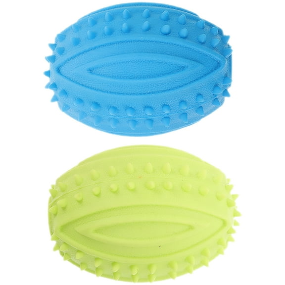 BESTYASH Dog Chew Toys Durable Round Rubber 2Set