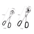 thumbnail image 2 of 2 PCS None-Stick Meatball Maker with Detachable Anti-Slip Handles, Stainless Steel Meat Baller Tongs, 2 of 5
