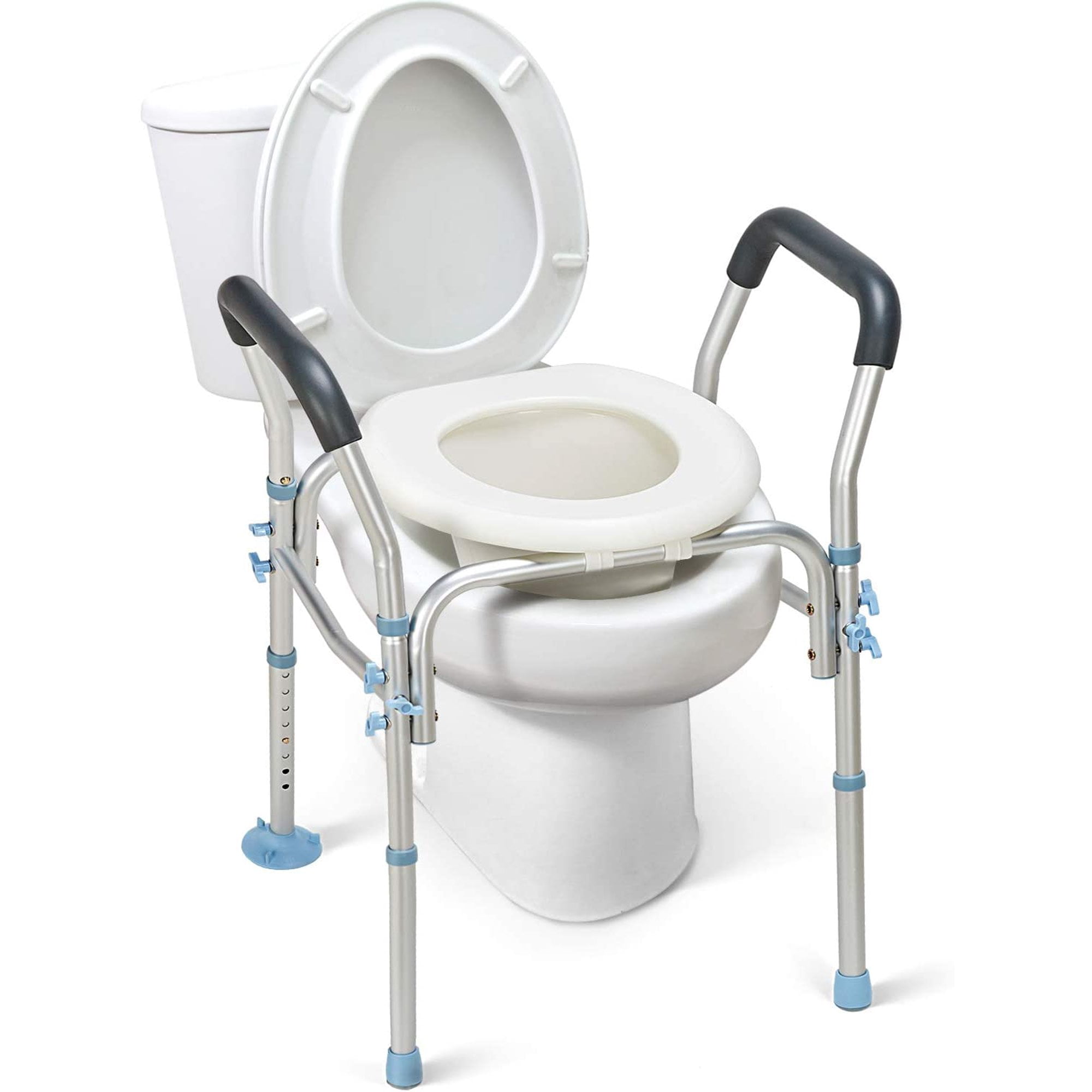 Centrum overschot voor OasisSpace Heavy Duty Stand Alone Toilet Rail - Medical Raised Homecare  Commode and Safety Frame with Height Adjustable Legs, Bathroom Assist  Toilet Frame Support Up to 300lbs - Walmart.com